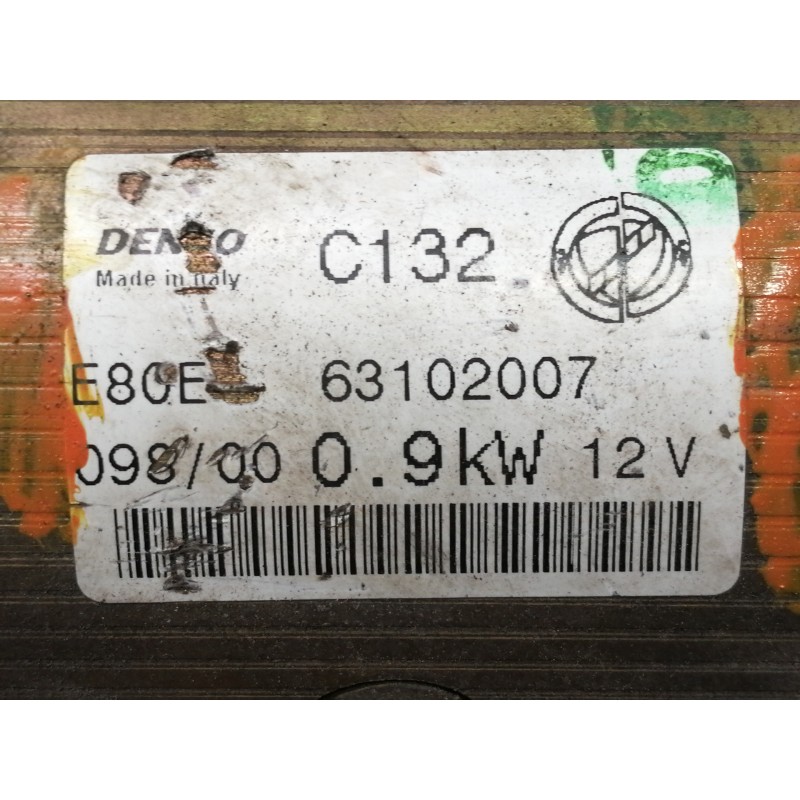 Recambio de motor arranque para fiat punto berlina (188) 1.2 16v elx referencia OEM IAM 63102007 C132 