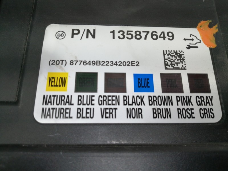 Recambio de modulo confort para opel adam glam ecoflex referencia OEM IAM 13587649  