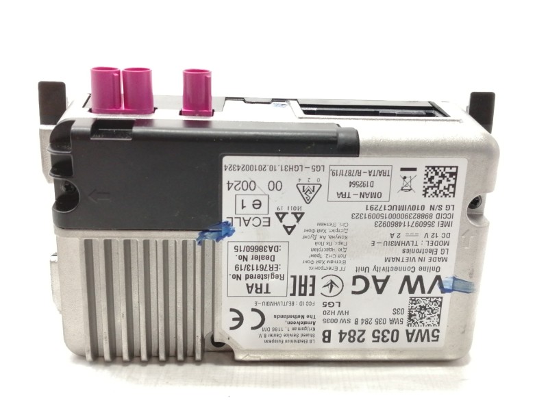 Recambio de modulo electronico para volkswagen polo advance referencia OEM IAM 5WA035284B  