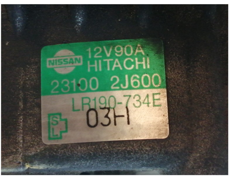 Recambio de alternador para nissan primera berlina (p11) comfort referencia OEM IAM 231002J600 12V90A 