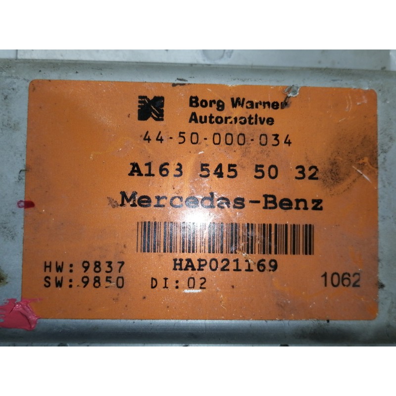Recambio de centralita cambio automatico para mercedes-benz clase m (w163) 270 cdi (163.113) referencia OEM IAM 4450000034  