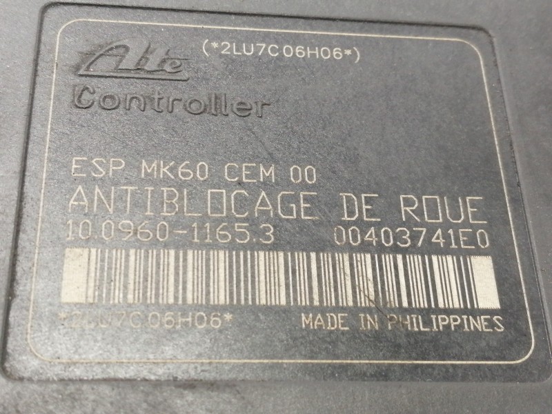 Recambio de abs para citroën c5 berlina collection referencia OEM IAM 9659770580 00403741E0 