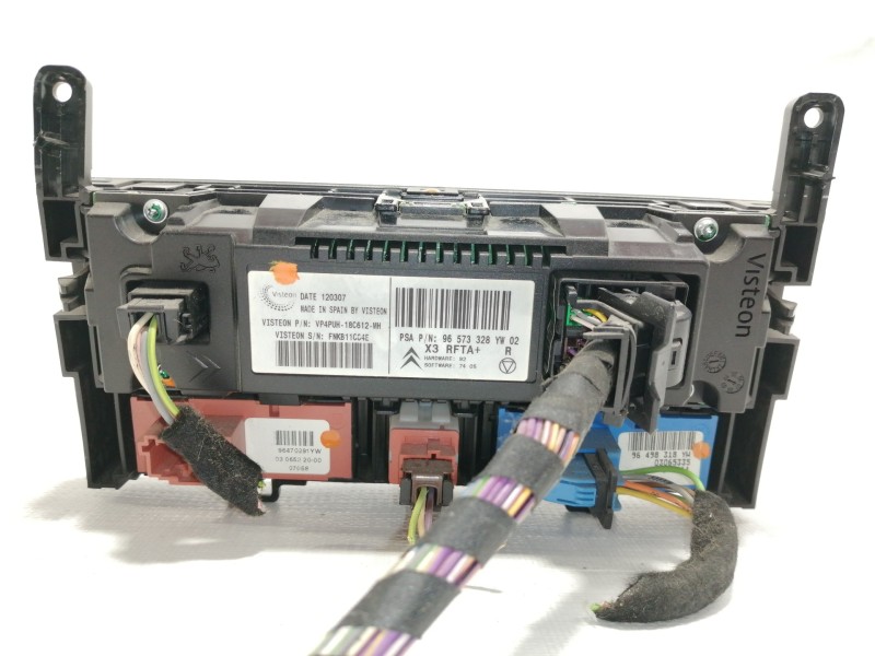 Recambio de mando calefaccion / aire acondicionado para citroën c5 berlina collection referencia OEM IAM 96573328YW02 VP4PUH18C6