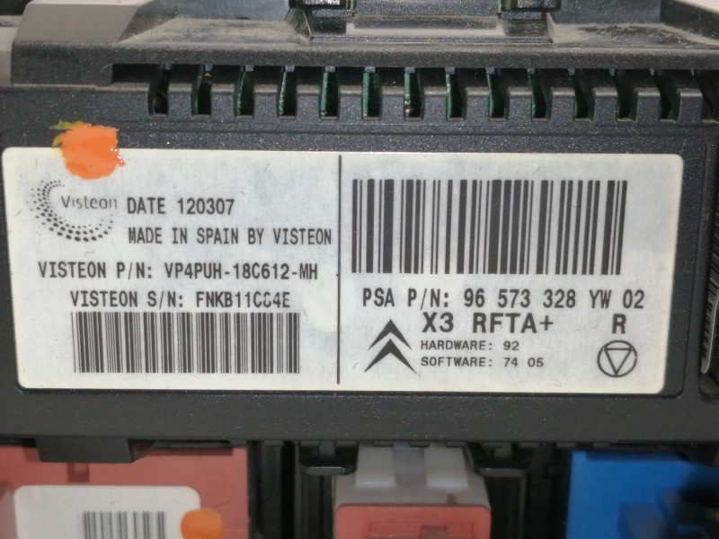 Recambio de mando calefaccion / aire acondicionado para citroën c5 berlina collection referencia OEM IAM 96573328YW02 VP4PUH18C6