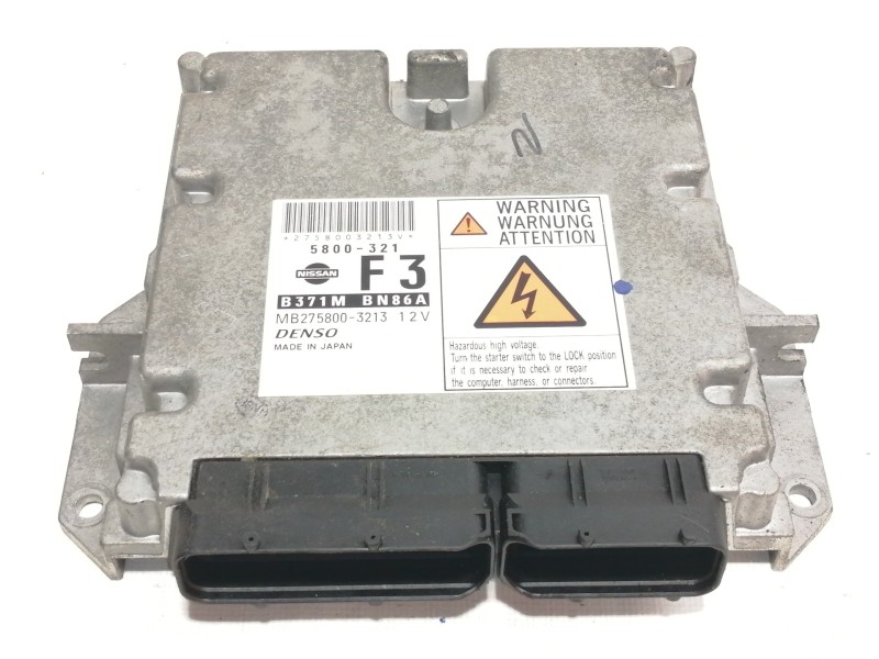 Recambio de centralita motor uce para nissan almera (n16/e) acenta referencia OEM IAM B371MBN86A 2758003213V 