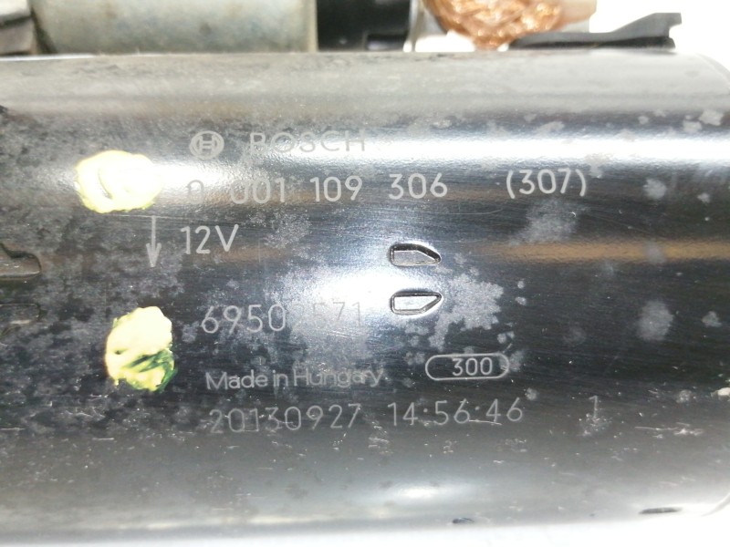 Recambio de motor arranque para iveco daily ka referencia OEM IAM 0001109306 F1CFL411F 