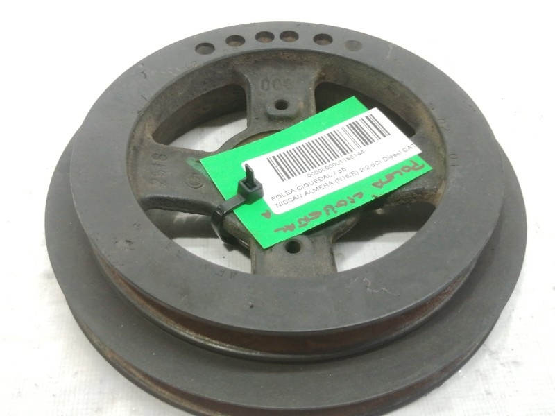 Recambio de polea cigueñal para nissan almera (n16/e) 2.2 dci diesel cat referencia OEM IAM 2518006211  