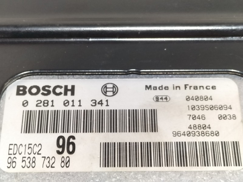 Recambio de centralita motor uce para peugeot 307 (s1) xs referencia OEM IAM 0281011341  