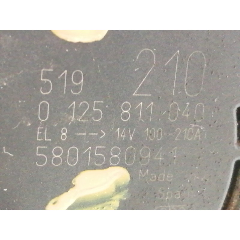 Recambio de alternador para iveco daily ka referencia OEM IAM 0125811040 5801580941 125811040