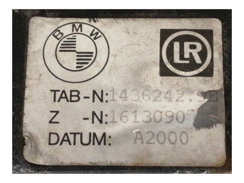 Recambio de radiador agua para bmw serie 3 berlina (e46) 320d referencia OEM IAM 14362429E 1613090 A2000 