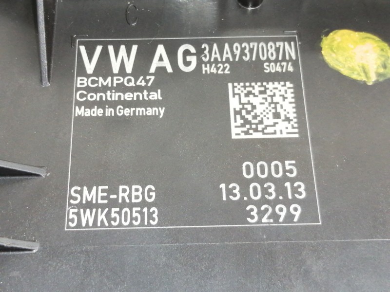 Recambio de modulo confort para volkswagen passat lim. (362) edition bluemotion referencia OEM IAM 3AA937087N  