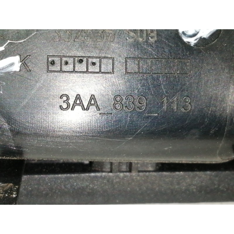 Recambio de maneta interior trasera izquierda para volkswagen passat lim. (362) edition bluemotion referencia OEM IAM 3AA839113 