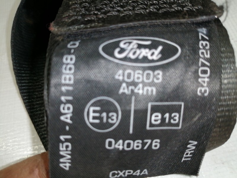 Recambio de cinturon seguridad trasero derecho para ford focus lim. (cb4) 1.6 tdci cat referencia OEM IAM 040676  