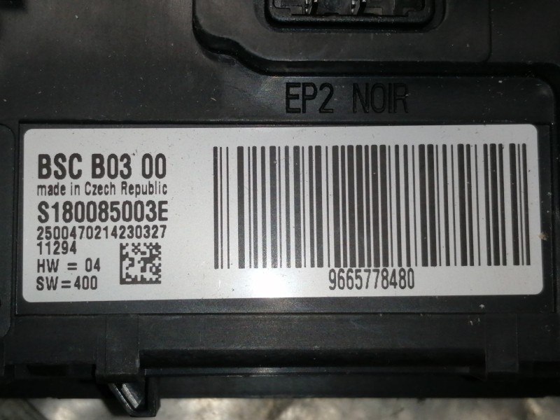 Recambio de modulo electronico para peugeot partner kasten confort l1 referencia OEM IAM 9665778480 S180085003E A2C53327821