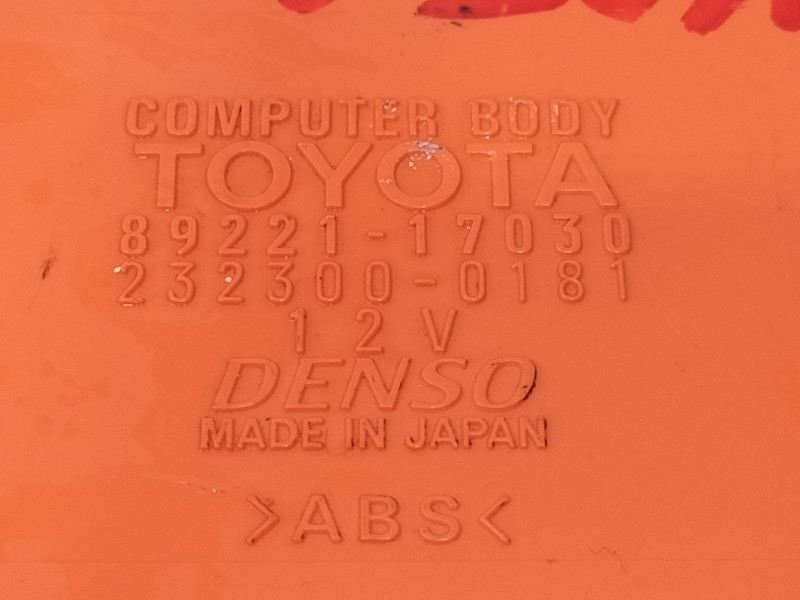 Recambio de modulo electronico para toyota mr 2 roadster (w30) 1.8 referencia OEM IAM 8922117030  