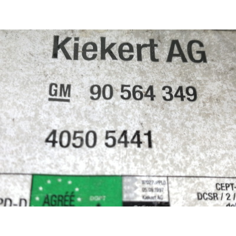 Recambio de centralita check control para opel vectra b berlina básico (1999) referencia OEM IAM 90564349  