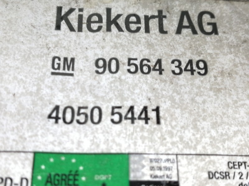 Recambio de centralita check control para opel vectra b berlina básico (1999) referencia OEM IAM 90564349  