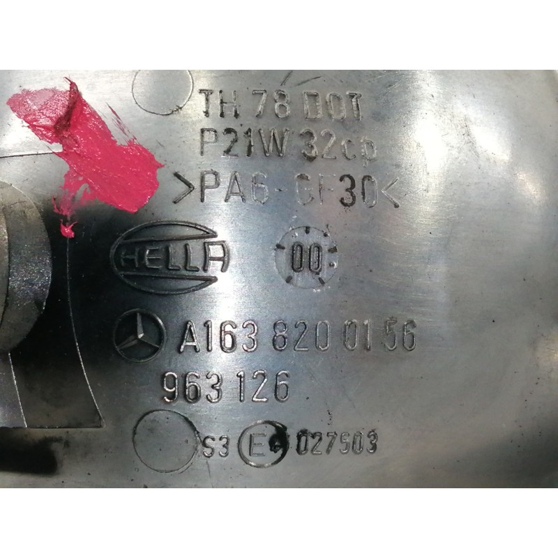 Recambio de luz central de freno para mercedes-benz clase m (w163) 270 cdi (163.113) referencia OEM IAM A1638200156 963126 