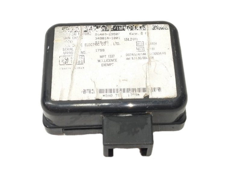 Recambio de centralita inmovilizador para hyundai lantra berlina (rd) 1.6 gls referencia OEM IAM 9640029503  