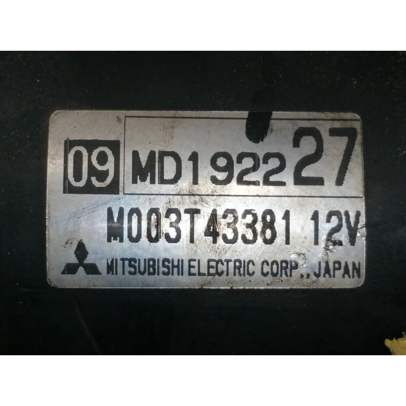 Recambio de motor arranque para mitsubishi space runner (n10/n20) glxi referencia OEM IAM MD192227 M003T43381 