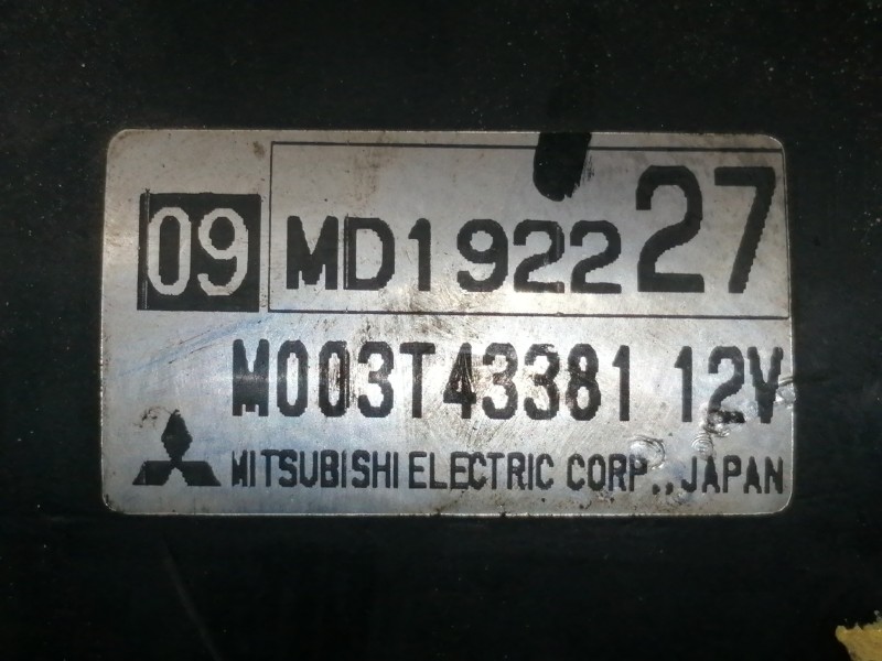 Recambio de motor arranque para mitsubishi space runner (n10/n20) glxi referencia OEM IAM MD192227 M003T43381 