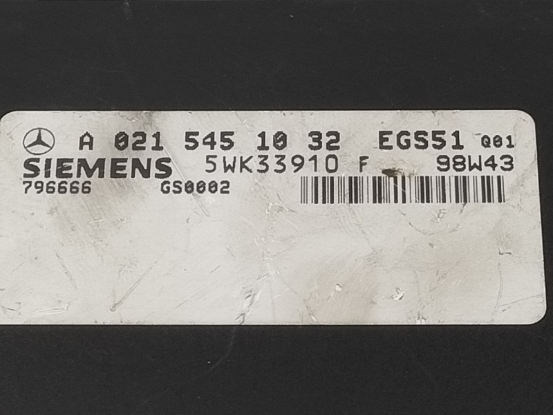 Recambio de centralita cambio automatico para mercedes-benz clase e (w210) berlina referencia OEM IAM A0215451032  