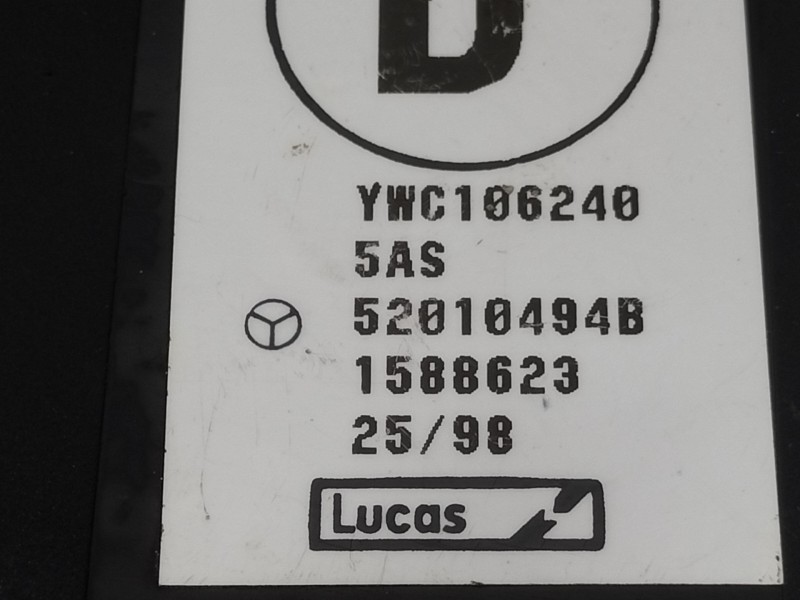 Recambio de centralita inmovilizador para mg serie 400 (rt) 414 i (4-ptas.) referencia OEM IAM YMC106240  