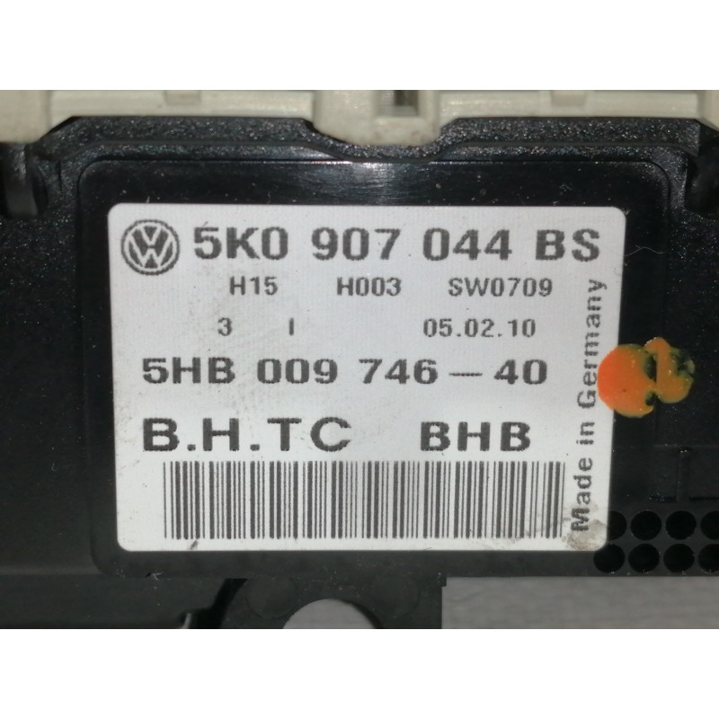Recambio de mando calefaccion / aire acondicionado para volkswagen passat berlina (3c2) edition referencia OEM IAM 5K0907044BS  