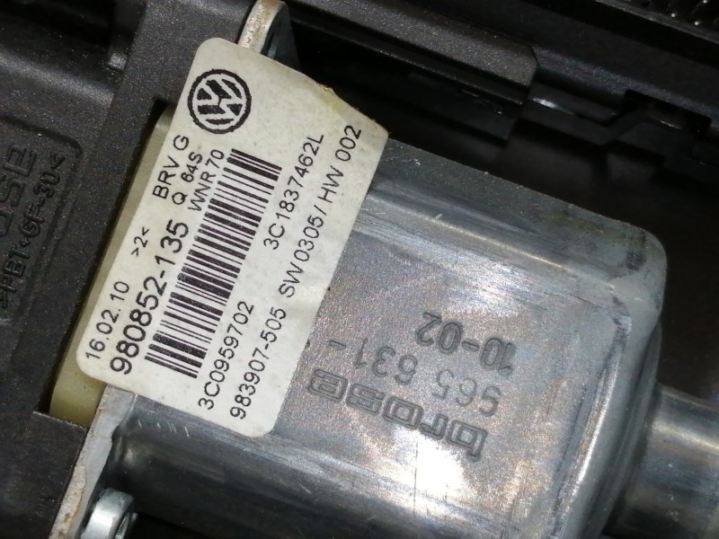 Recambio de elevalunas delantero derecho para volkswagen passat berlina (3c2) edition referencia OEM IAM 980852135  