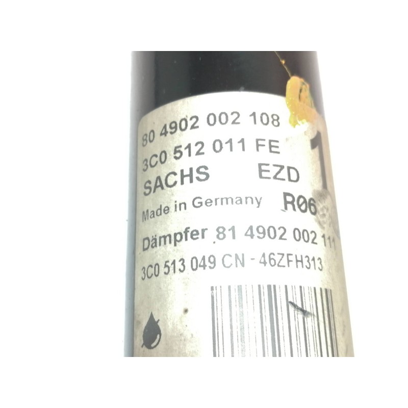 Recambio de amortiguador trasero izquierdo para volkswagen passat berlina (3c2) edition referencia OEM IAM 804902002108  