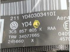 Recambio de cinturon seguridad trasero izquierdo para volkswagen passat berlina (3c2) edition referencia OEM IAM    2