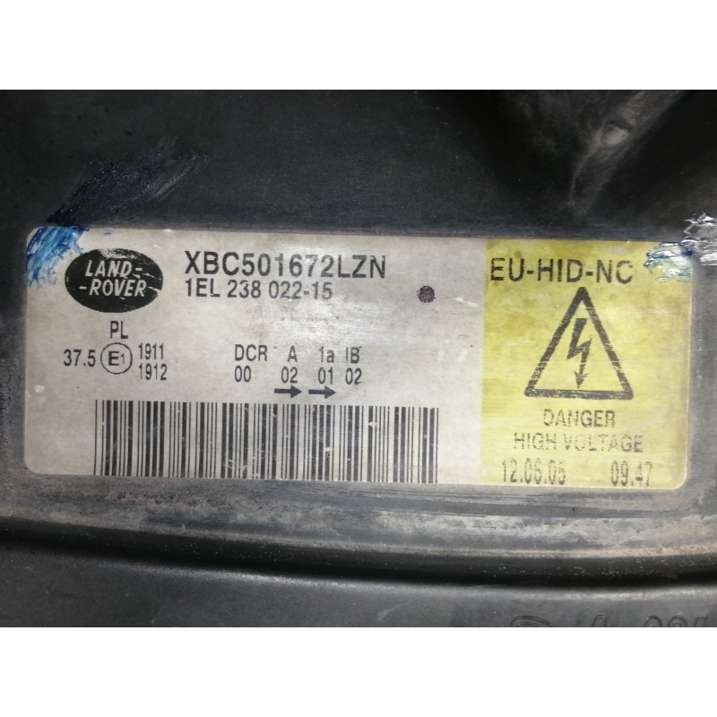Recambio de faro izquierdo para land rover range rover sport v6 td hse referencia OEM IAM 1EL23802215 5DV00829000 