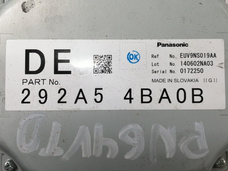 Recambio de modulo electronico para nissan juke (f15) tekna premium referencia OEM IAM 292A54BA0B  