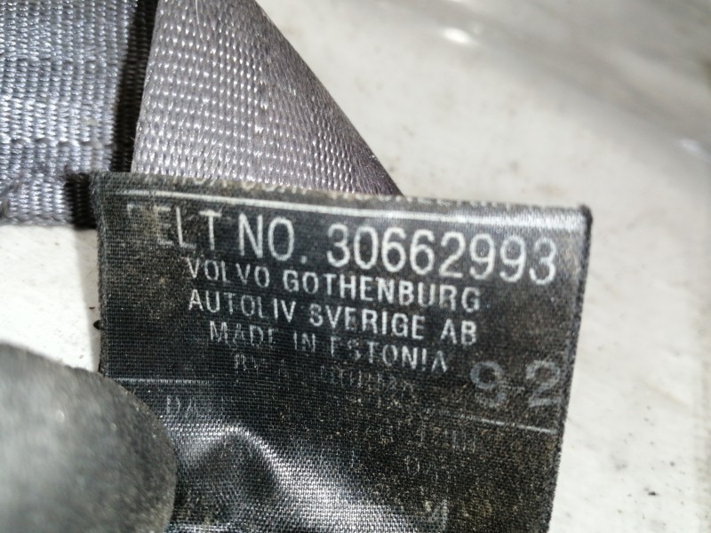 Recambio de cinturon seguridad delantero derecho para volvo s60 berlina d5 referencia OEM IAM 30662993  5 PUERTAS