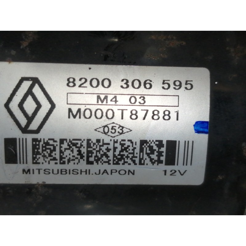 Recambio de motor arranque para renault scenic ii confort authentique referencia OEM IAM 8200306595  