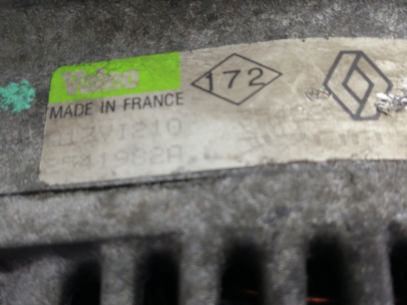 Recambio de alternador para renault megane i classic (la0) 1.9 dti alize referencia OEM IAM 2541982A  