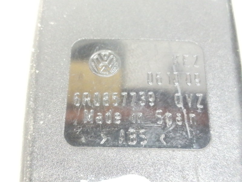 Recambio de enganche cinturon trasero central para seat ibiza (6j5) reference referencia OEM IAM 6R0857739  