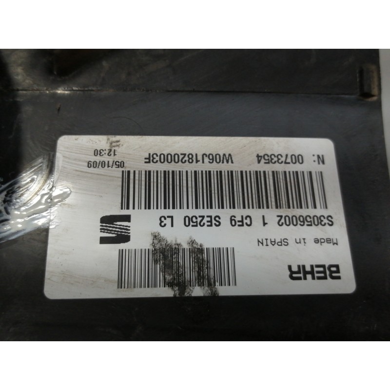 Recambio de calefaccion entera normal para seat ibiza (6j5) reference referencia OEM IAM W06J1820003  