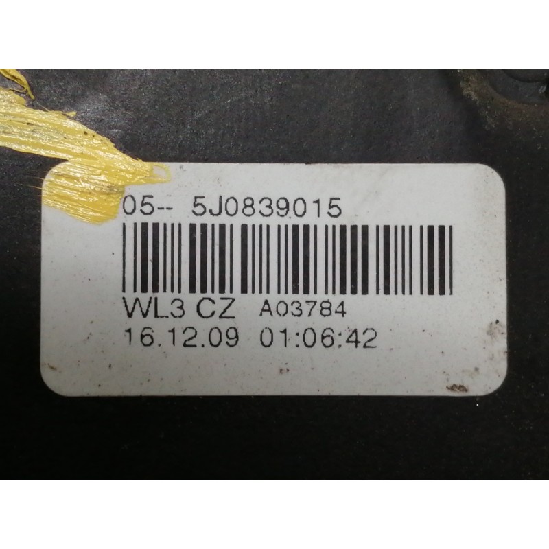 Recambio de cerradura puerta delantera izquierda para skoda fabia combi (5j5) style referencia OEM IAM 5J0839015 WL3CZA03784 