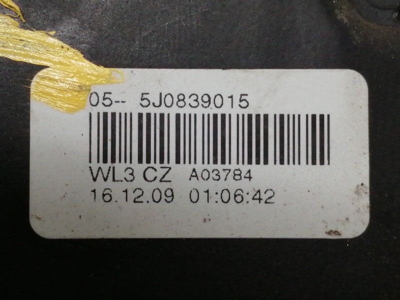 Recambio de cerradura puerta delantera izquierda para skoda fabia combi (5j5) style referencia OEM IAM 5J0839015 WL3CZA03784 