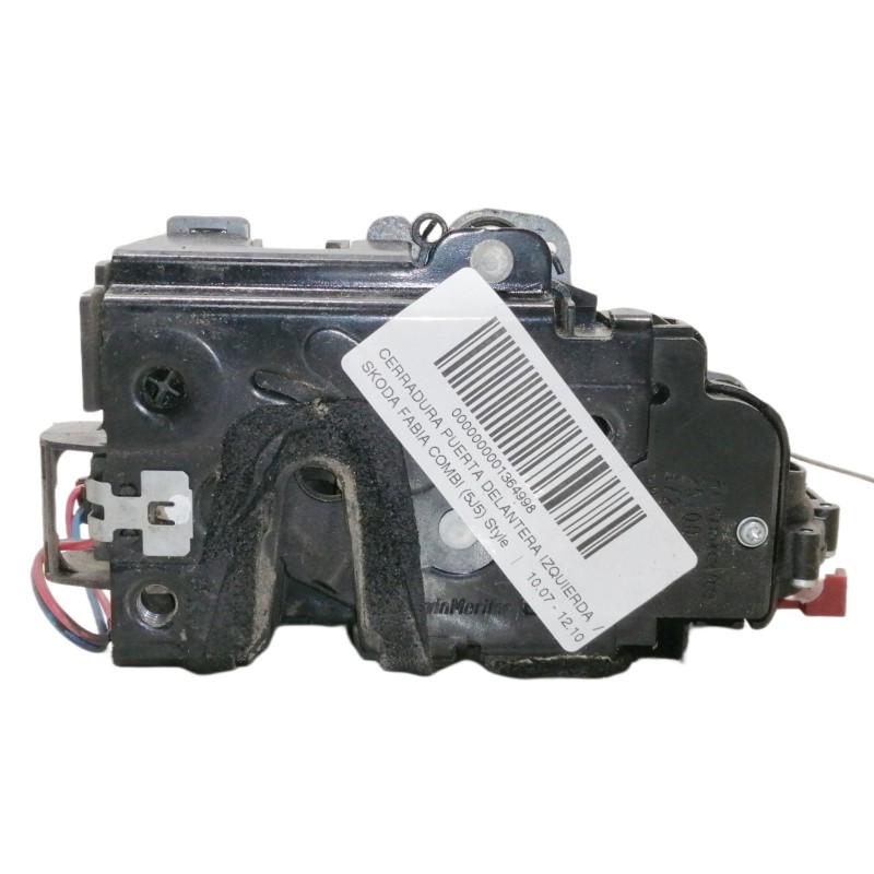 Recambio de cerradura puerta delantera izquierda para skoda fabia combi (5j5) style referencia OEM IAM 5J0839015 WL3CZA03784 