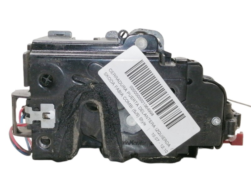 Recambio de cerradura puerta delantera izquierda para skoda fabia combi (5j5) style referencia OEM IAM 5J0839015 WL3CZA03784 