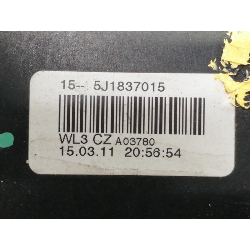 Recambio de cerradura puerta trasera izquierda para skoda fabia combi (5j5) style referencia OEM IAM 5J1837015 WL3CZA03780 