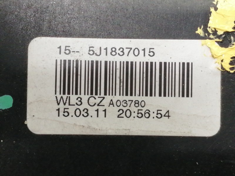 Recambio de cerradura puerta trasera izquierda para skoda fabia combi (5j5) style referencia OEM IAM 5J1837015 WL3CZA03780 