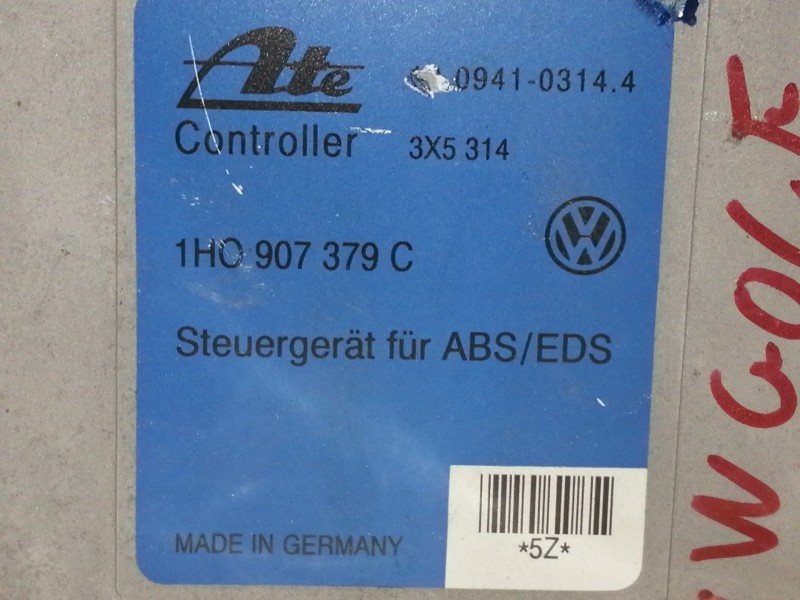Recambio de centralita abs para volkswagen golf iii berlina (1h1) gti referencia OEM IAM 1H0907379C  