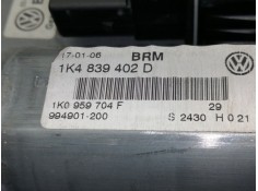 Recambio de elevalunas trasero derecho para volkswagen golf v berlina (1k1) conceptline (e) referencia OEM IAM 1K4839402D  ELECT 2