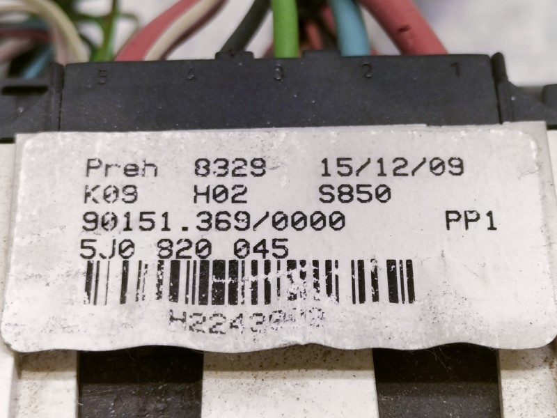 Recambio de mando calefaccion / aire acondicionado para skoda fabia combi (5j5) style referencia OEM IAM 5J0820045 901513690000 