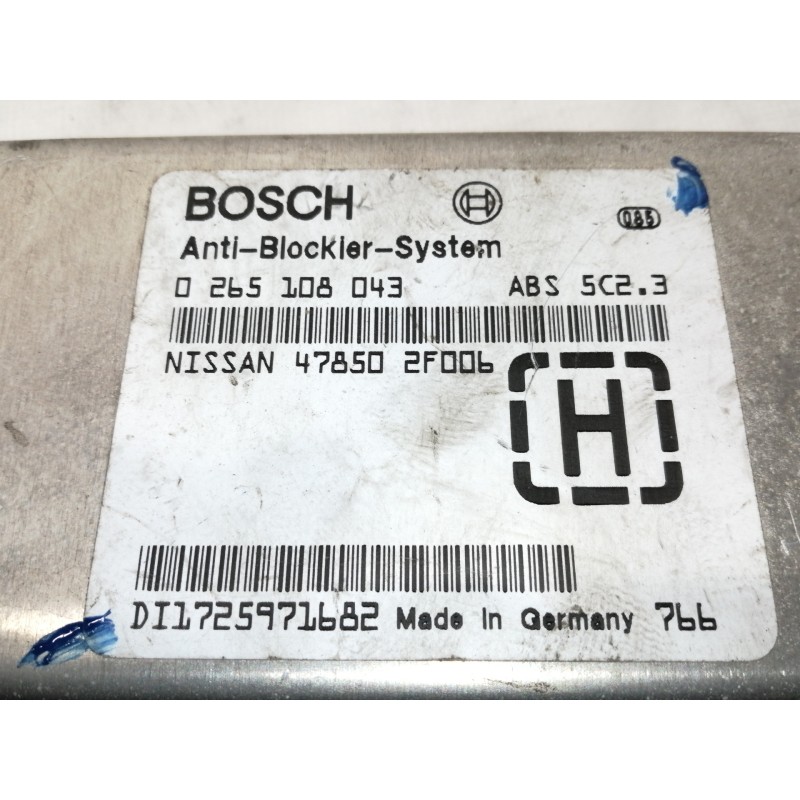 Recambio de centralita abs para nissan primera berlina (p11) slx referencia OEM IAM 0265108043  