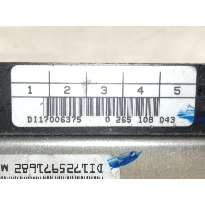 Recambio de centralita abs para nissan primera berlina (p11) slx referencia OEM IAM 0265108043  