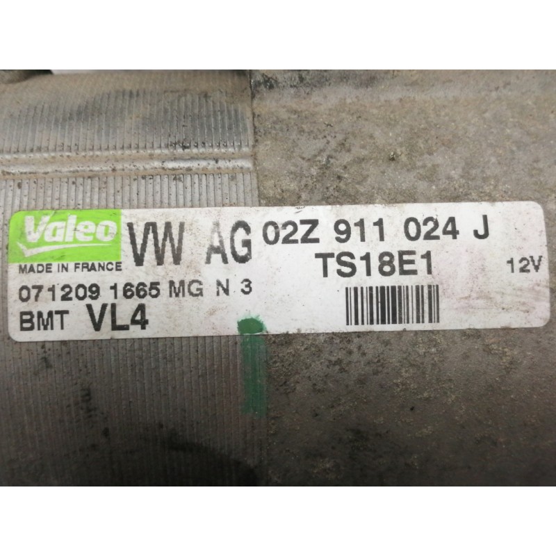Recambio de motor arranque para skoda fabia combi (5j5) style referencia OEM IAM 02Z911024J VWAF02Z911024J TS18E1 0712091665MGN3